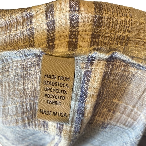 Christy Dawn Rou Kaftan Plaid Textured Tunic Swim Cover up - Picture 4 of 4